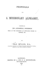 Tapa de Proposals for a missionary alphabet