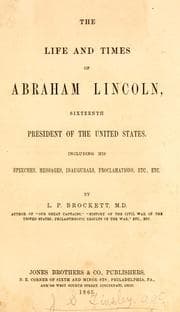 Tapa de The life and times of Abraham Lincoln