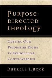 Tapa de Purpose-Directed Theology