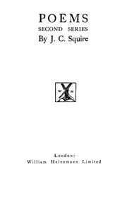 Tapa de Poems, second series