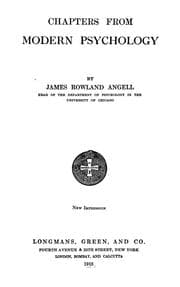 Tapa de Chapters from modern psychology