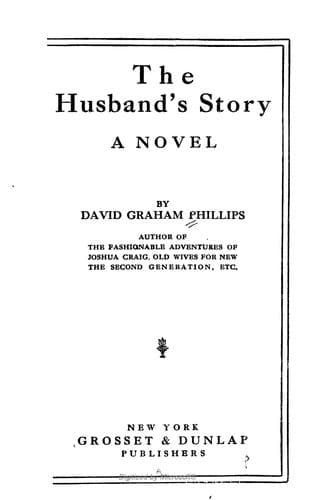 Tapa de The husband's story