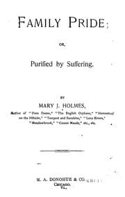 Tapa de Family pride; or, Purified by suffering