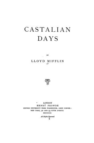 Tapa de Castilian days