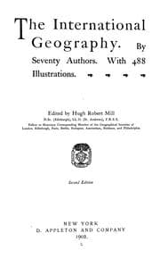 Tapa de The International geography