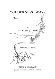Tapa de Wilderness ways