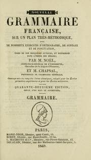 Tapa de Nouvelle grammaire française
