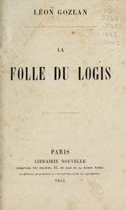 Tapa de La folle du logis