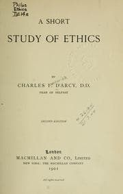 Tapa de A short study of ethics