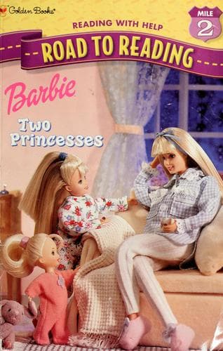 Tapa de Barbie, two princesses