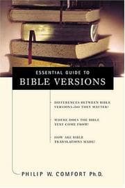 Tapa de The essential guide to Bible versions