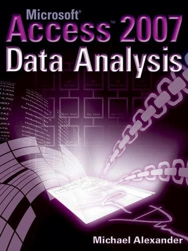 Tapa de Microsoft Access 2007 Data Analysis