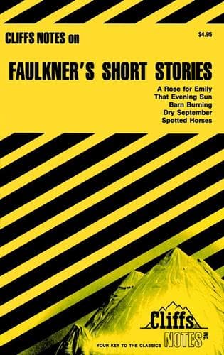 Tapa de CliffsNotes Faulkner's Short Stories