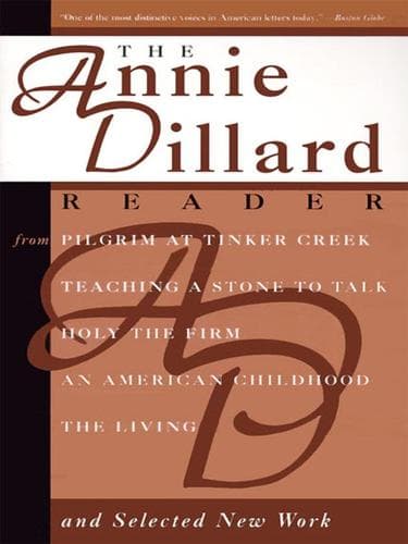 Tapa de An Annie Dillard Reader