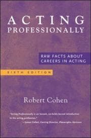 Tapa de Acting professionally