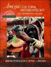 Tapa de Applying cultural anthropology