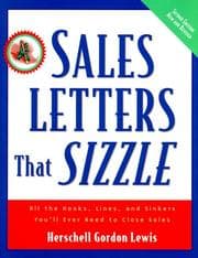 Tapa de Sales letters that sizzle