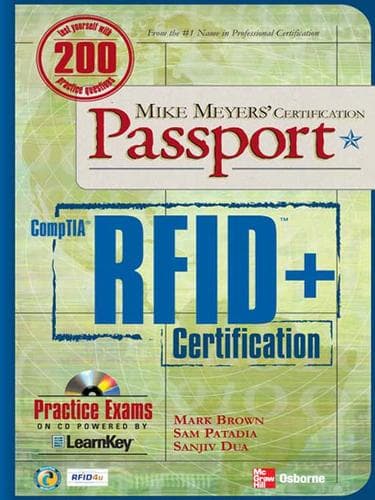 Tapa de CompTIA RFID+ certification