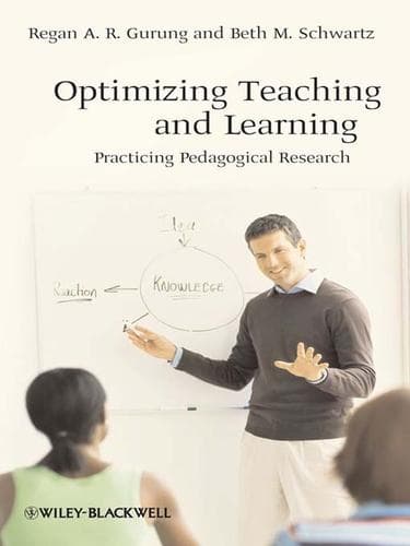 Tapa de Optimizing Teaching and Learning