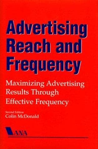 Tapa de Advertising reach and frequency