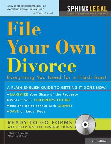 Tapa de File your own divorce (+CD-ROM)
