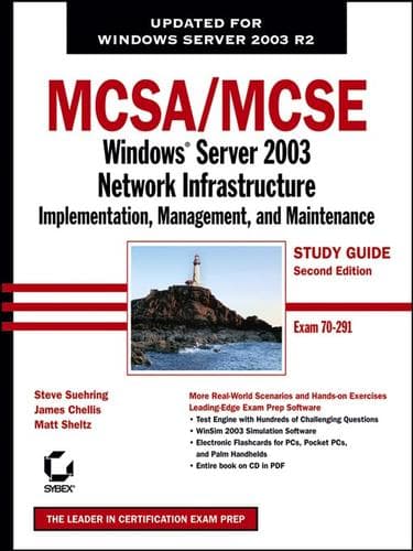 Tapa de MCSA/MCSE: Windows Server 2003 Network Infrastructure Implementation, Management, and Maintenance Study Guide