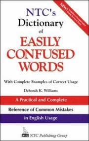 Tapa de Ntc's Dictionary Easily Confused Words