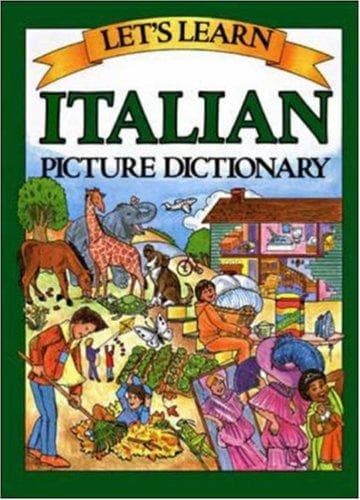 Tapa de Let's learn Italian picture dictionary