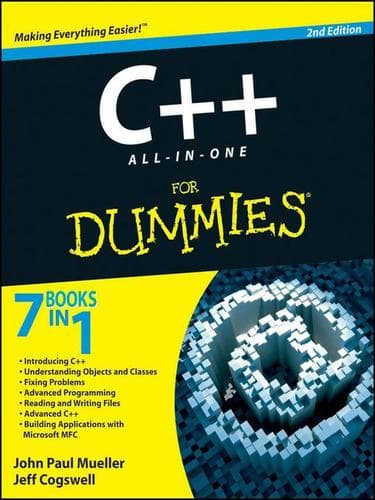 Tapa de C++ All-In-One Desk Reference For Dummies