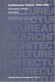 Tapa de Architecture Culture 1943-1968