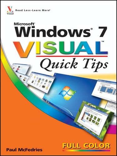 Tapa de Windows 7 Visual Quick Tips