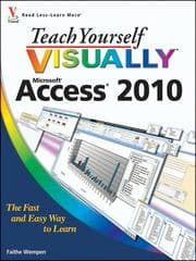 Tapa de Teach Yourself VISUALLY Access 2010