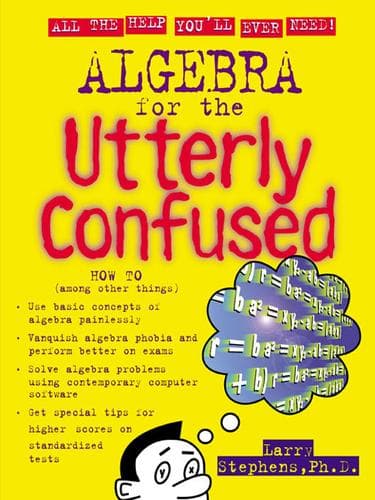Tapa de Algebra for the Utterly Confused