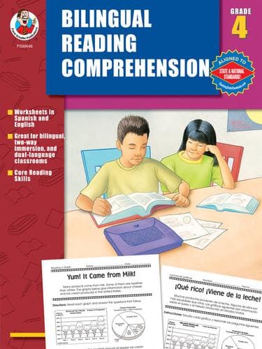 Tapa de Bilingual Reading Comprehension, Grade 4