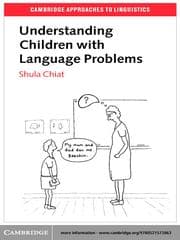 Tapa de Understanding Children with Language Problems