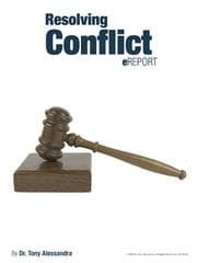 Tapa de Resolving Conflict eReport