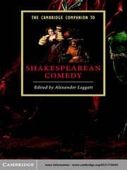Tapa de The Cambridge Companion to Shakespearean Comedy