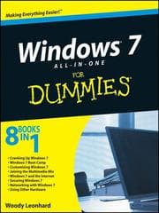 Tapa de Windows 7 All-in-One For Dummies