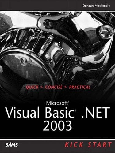 Tapa de Microsoft Visual Basic .NET 2003 Kick Start