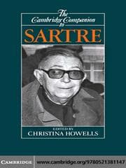 Tapa de The Cambridge Companion to Sartre