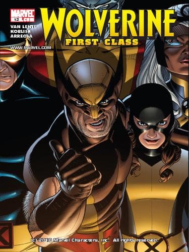 Tapa de Wolverine First Class