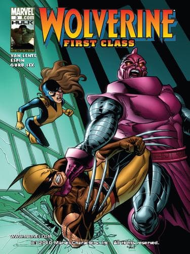 Tapa de Wolverine First Class
