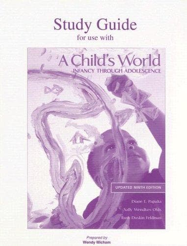 Tapa de Study guide for use with A child's world
