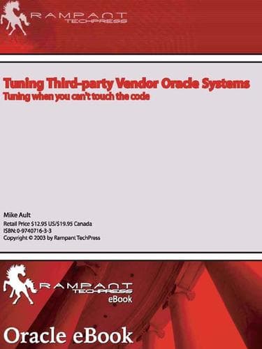 Tapa de Tuning Third-Party Vendor Oracle Systems