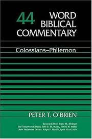 Tapa de Word Biblical Commentary Vol. 44, Colossians-Philemon