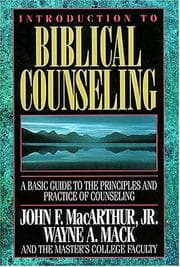 Tapa de Introduction to biblical counseling