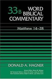 Tapa de Word Biblical Commentary Vol. 33b, Matthew 14-28 (hagner), 568pp