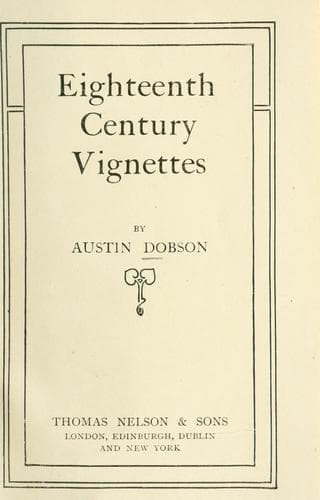 Tapa de Eighteenth century vignettes