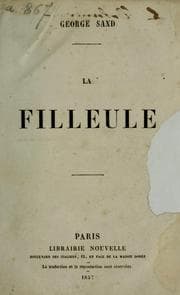 Tapa de La filleule
