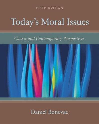 Tapa de Today's Moral Issues